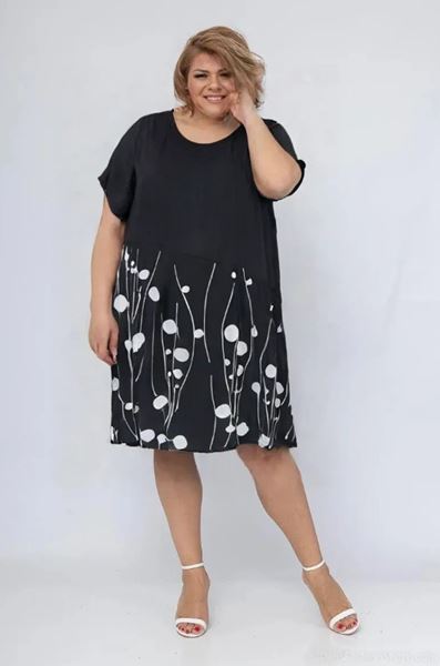 Picture of LINEN MIX SMART AND COMFORTABLE DRESS